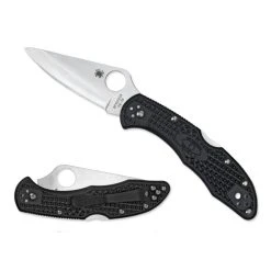 Spyderco Delica 4 Folder Knife, VG-10 Satin Blade -Zero Tolerance Shop C11PBK Both 76043.1555346491
