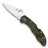 Spyderco Zome Green Delica 4 Folder Knife, VG-10 Satin Blade -Zero Tolerance Shop C11ZFPGR Open 00751.1536082180