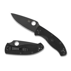 Spyderco Tenacious Lightweight Folder Knife, Black Blade -Zero Tolerance Shop C122PBBK Both 36041.1673710794