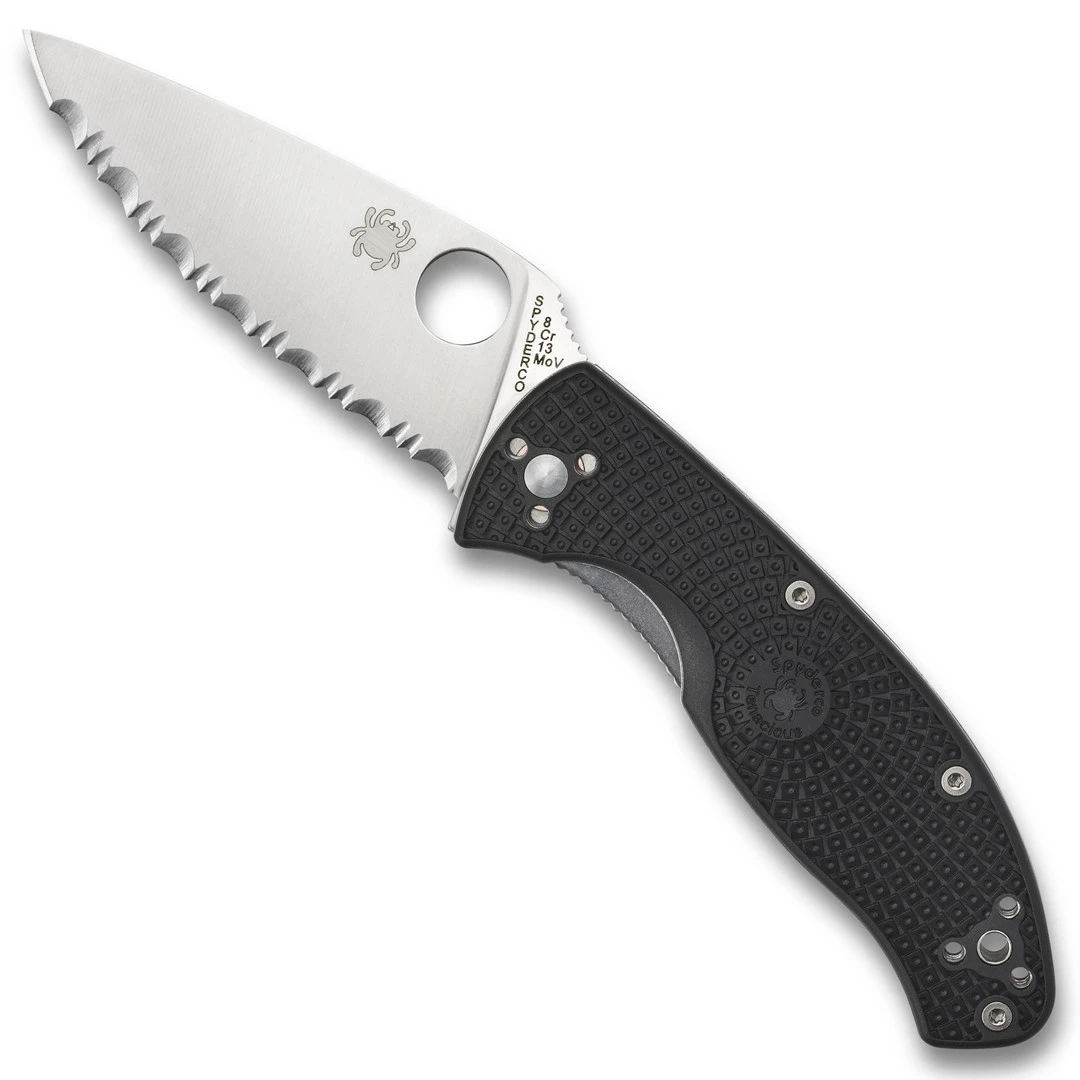 Spyderco Tenacious Lightweight Folder Knife, SpyderEdge Blade 3 Spyderco Tenacious Lightweight Folder Knife, SpyderEdge Blade