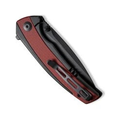 CIVIVI Black Stainless Steel Burgundy G10 Inlay Teraxe Flipper Knife, Bead Blast Nitro-V Blade -Zero Tolerance Shop C20036 1 Teraxe 5 500x 31495.1660057590