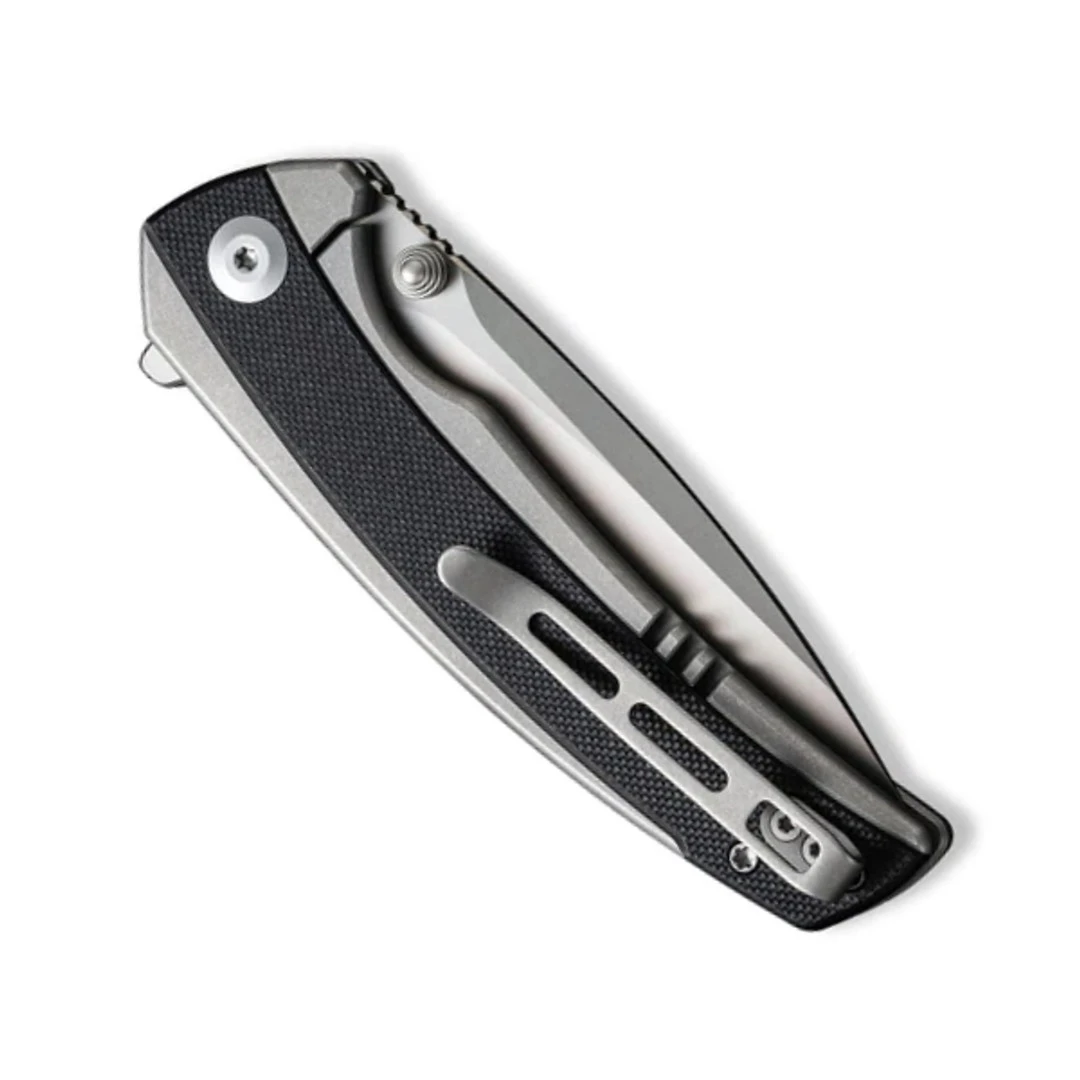 CIVIVI Stainless Steel Black G10 Inlay Teraxe Flipper Knife, Bead Blast Nitro-V Blade 4 CIVIVI Stainless Steel Black G10 Inlay Teraxe Flipper Knife, Bead Blast Nitro-V Blade - Image 2