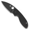 Spyderco Efficient Folder Knife, Black Blade