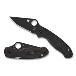 Spyderco Para 3 Lighweight Folder Knife, Black Blade -Zero Tolerance Shop C223PBBK Both 19508.1568666022