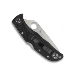 Spyderco Endela Lightweight Thin Blue Line Black FRN Folding Knife -Zero Tolerance Shop C243FPSBKRD Both 58631.1652298304