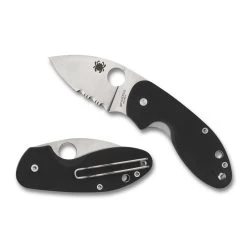 Spyderco Insistent Folder Knife, Satin Combo Blade -Zero Tolerance Shop C246GPS Both 07585.1574279381