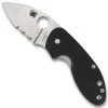 Spyderco Insistent Folder Knife, Satin Combo Blade -Zero Tolerance Shop C246GPS Open 63493.1574279377