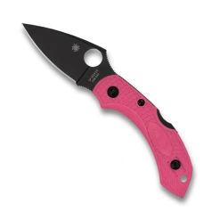 Spyderco Dragonfly 2 Pink FRN Black TiCN Folding Knife