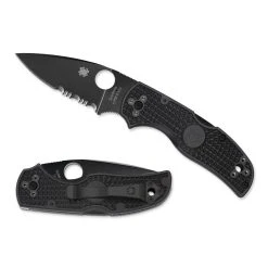 Spyderco Lightweight Native 5 Folder Knife, Black Combo Blade -Zero Tolerance Shop C41PSBBK5 Both 65410.1583765311