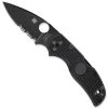 Spyderco Lightweight Native 5 Folder Knife, Black Combo Blade 1 Spyderco Lightweight Native 5 Folder Knife, Black Combo Blade -Zero Tolerance Shop C41PSBBK5 Open 1 69987.1583765307