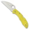 Spyderco Yellow Salt 2 Wharncliffe Folder Knife, Satin Blade -Zero Tolerance Shop C88PWCYL2 Open 63892.1544053084