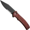 CIVIVI Burgundy G-10 Cogent Button Lock Flipper Knife, Clip Point Combo Blade -Zero Tolerance Shop CIVC20038E2 99641.1643841596