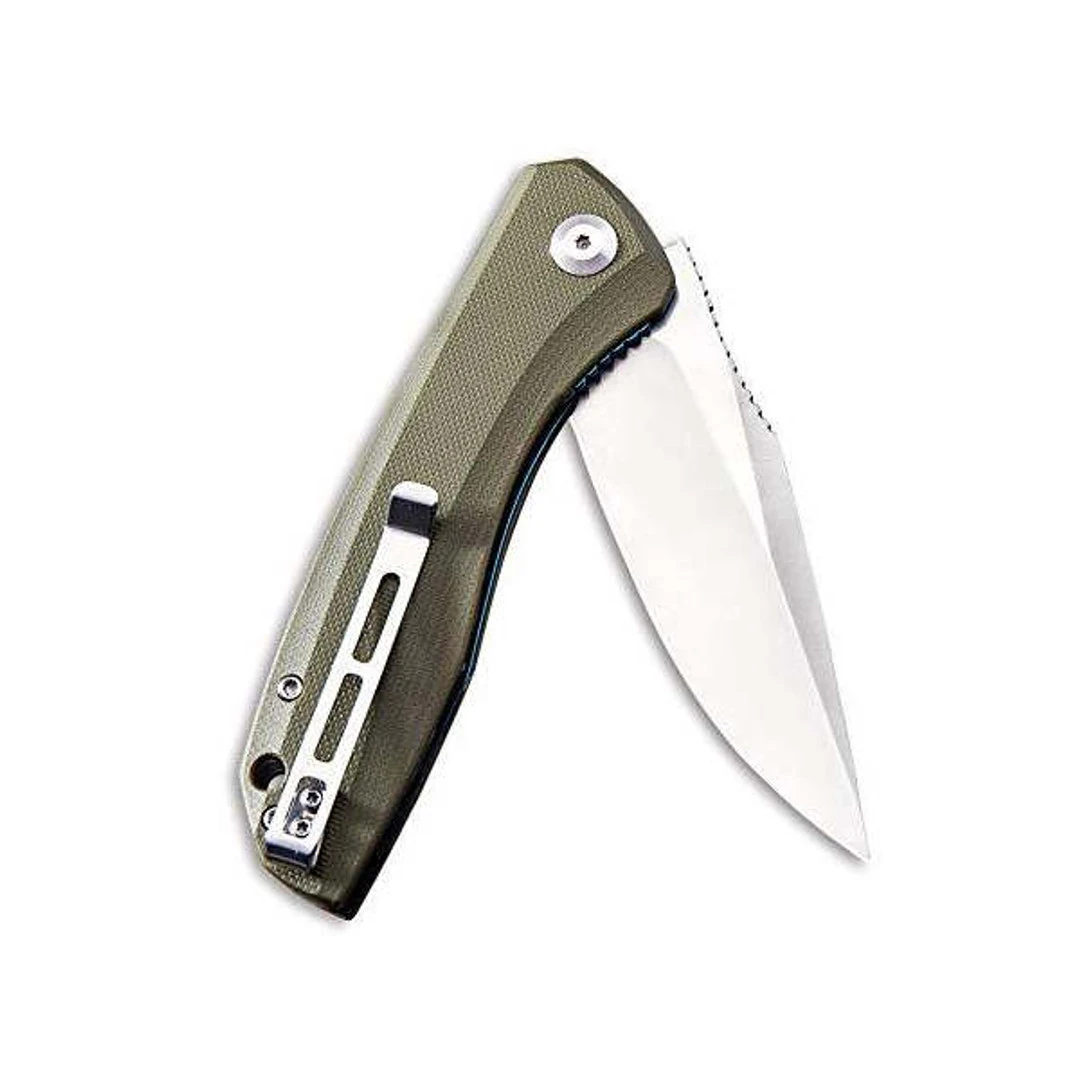 CIVIVI OD Green Baklash Flipper Knife, Satin Blade 4 CIVIVI OD Green Baklash Flipper Knife, Satin Blade - Image 2