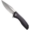 CIVIVI Ebony Wood Baklash Flipper Knife, Satin Blade -Zero Tolerance Shop CIVC801e 13510.1605299072