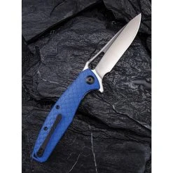 CIVIVI Blue FRN Wyvern Flipper Knife, Satin D2 Blade -Zero Tolerance Shop CIVC902Eback 82730.1593870463