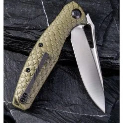CIVIVI Green Wyvern Flipper Knife, Satin D2 Blade -Zero Tolerance Shop CIVC902ab 58435.1602858639