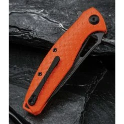CIVIVI Orange Wyvern Flipper Knife, Black Stonewash D2 Blade -Zero Tolerance Shop CIVC902ga 95391.1603735151