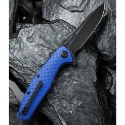 CIVIVI Blue FRN Wyvern Flipper Knife, Black Stonewash D2 Blade -Zero Tolerance Shop CIVC902hb 41123.1603198504