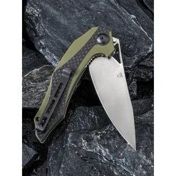 CIVIVI OD Green G10/Carbon Fiber Plethiros Flipper Knife, Satin D2 Blade 5 CIVIVI OD Green G10/Carbon Fiber Plethiros Flipper Knife, Satin D2 Blade -Zero Tolerance Shop CIVC904Bb 10769.1611341400