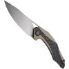 CIVIVI Tan G10/Carbon Fiber Plethiros Flipper Knife, Satin D2 Blade -Zero Tolerance Shop CIVC904a 89315.1611341310