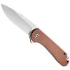 CIVIVI Brown Micarta Elementum Flipper Knife, Satin D2 Blade -Zero Tolerance Shop CIVC907M 19452.1611424630