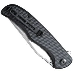 CIVIVI Black Shredder Linerlock Flipper Knife, Damascus Blade -Zero Tolerance Shop CIVC912DSb 32752.1612019863