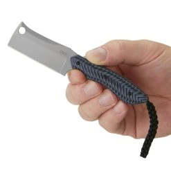 CRKT S.P.E.C. Fixed Blade Knife, Bead Blast Cleaver Blade -Zero Tolerance Shop CR2398 05961.1641654737