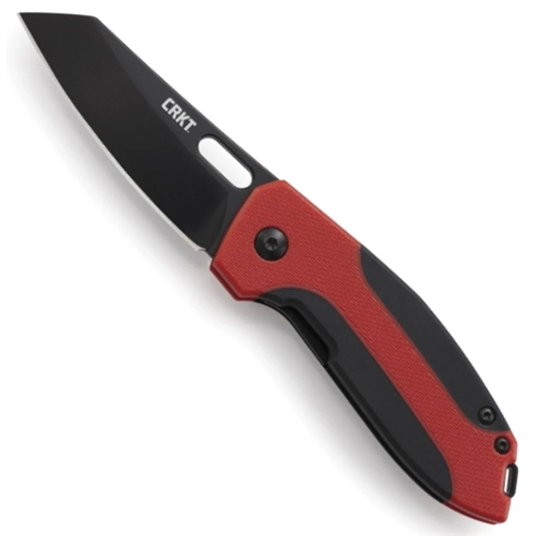 CRKT 2430 Red/Black Sketch Wharncliffe Folder Knife, Black Blade 3 CRKT 2430 Red/Black Sketch Wharncliffe Folder Knife, Black Blade