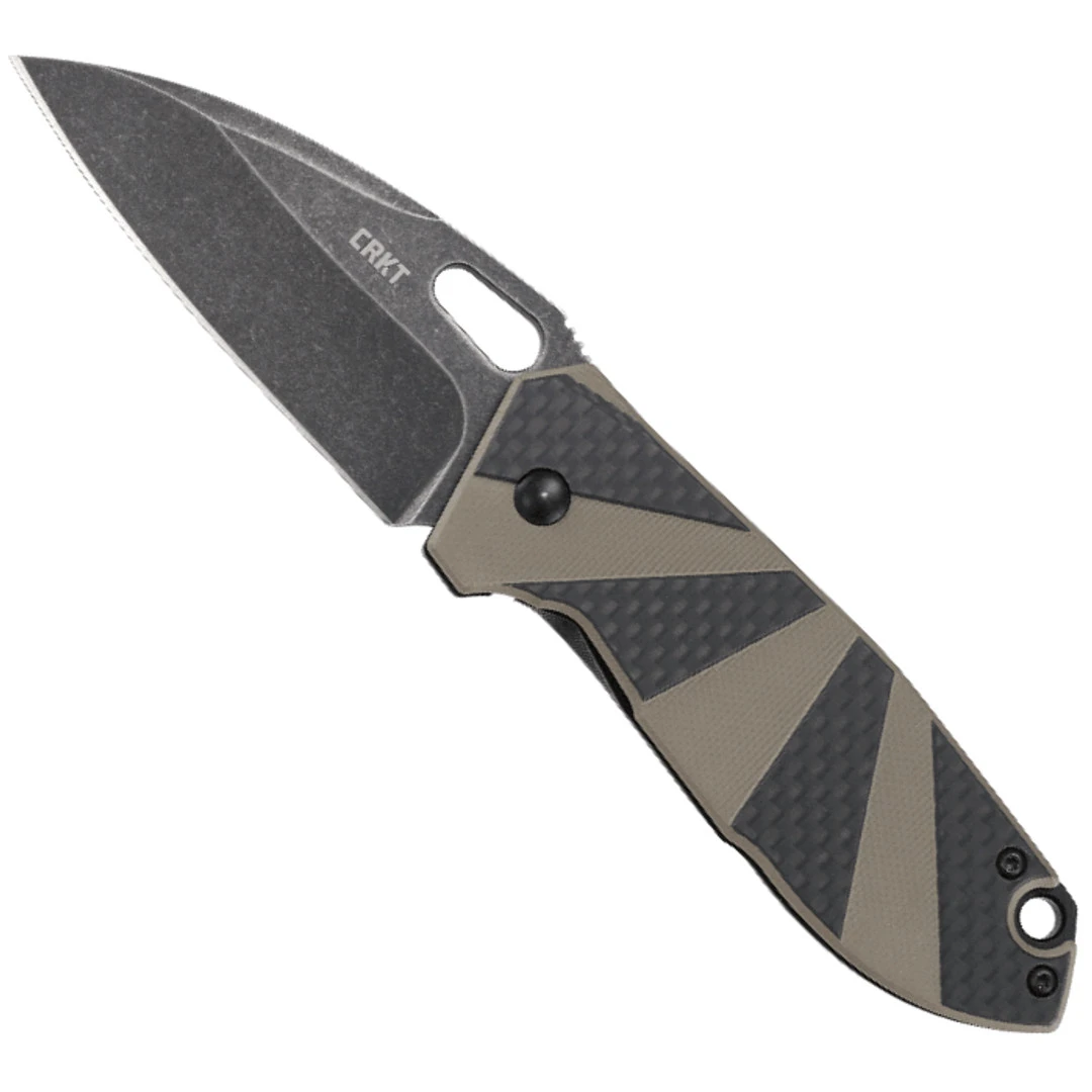 CRKT Heron Frame Lock Knife, Black Stonewash Blade 3 CRKT Heron Frame Lock Knife, Black Stonewash Blade