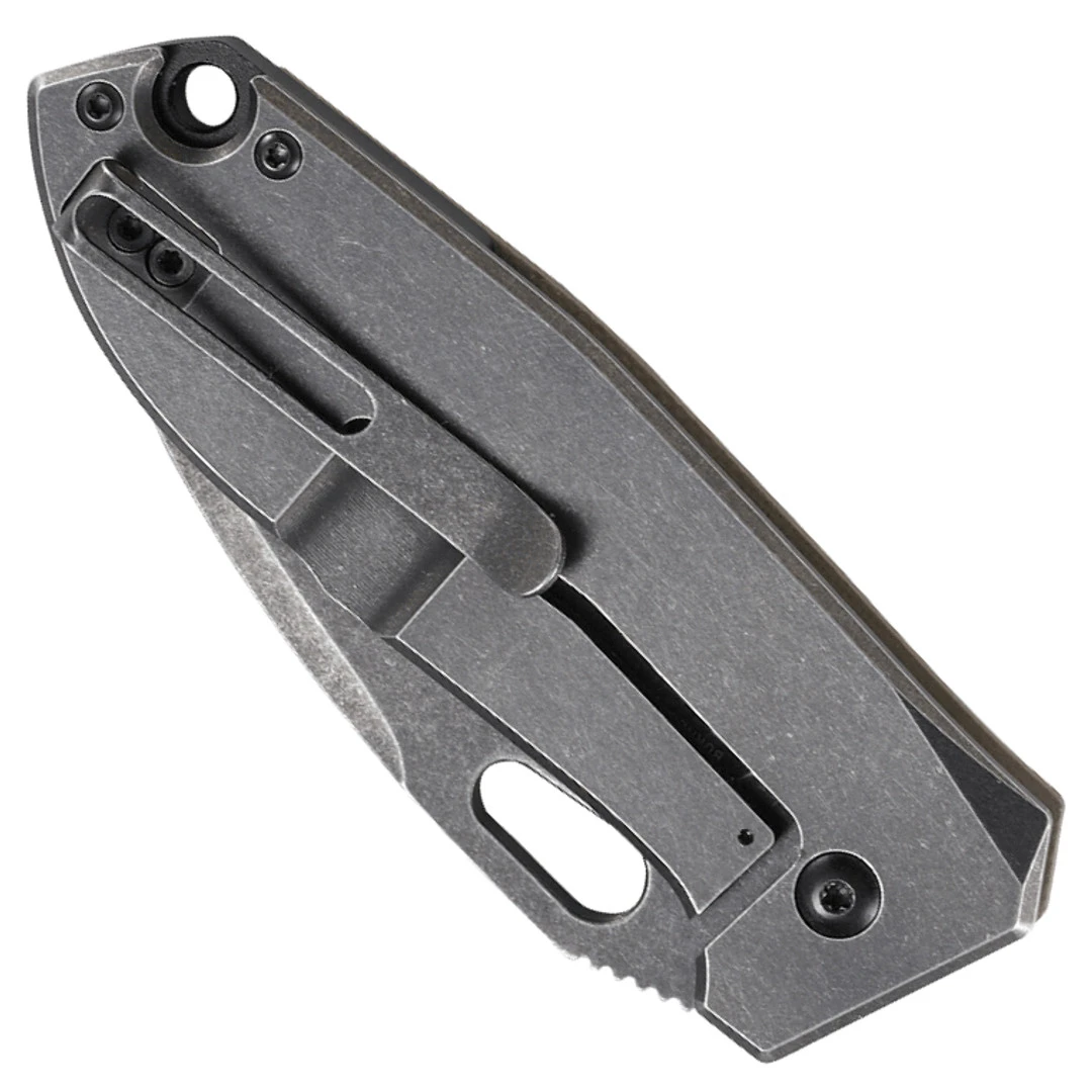 CRKT Heron Frame Lock Knife, Black Stonewash Blade 4 CRKT Heron Frame Lock Knife, Black Stonewash Blade - Image 2