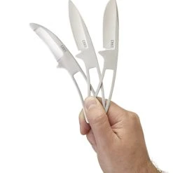 CRKT 2839 Black Fork 3-Piece Stainless Fixed Blade Hunting Knife Set, Satin Blades -Zero Tolerance Shop CR2839 5 36146.1533221964