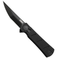 CRKT 2920 Goken Tanto Flipper Knife, Black Blade