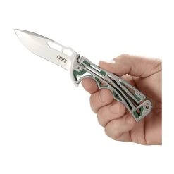 CRKT Green NIRK Tighe Flipper Knife, Satin Blade -Zero Tolerance Shop CR5241b 44240.1614895577