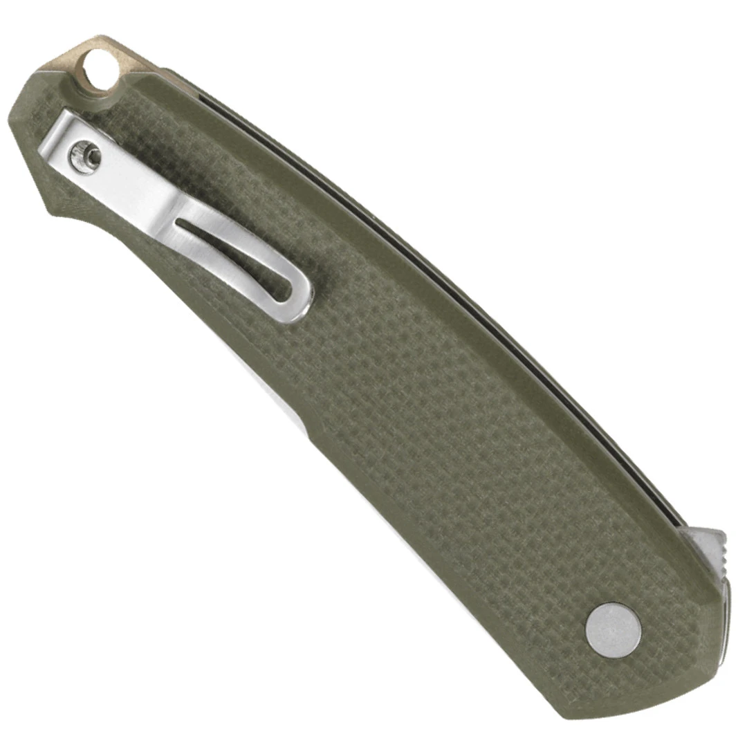 CRKT OD Green Tueto Spring Assist Knife, Satin Blade 4 CRKT OD Green Tueto Spring Assist Knife, Satin Blade - Image 2