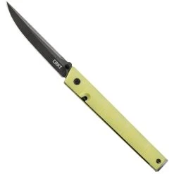 CRKT CEO Bamboo Flipper Knife, Black Stonewash Blade