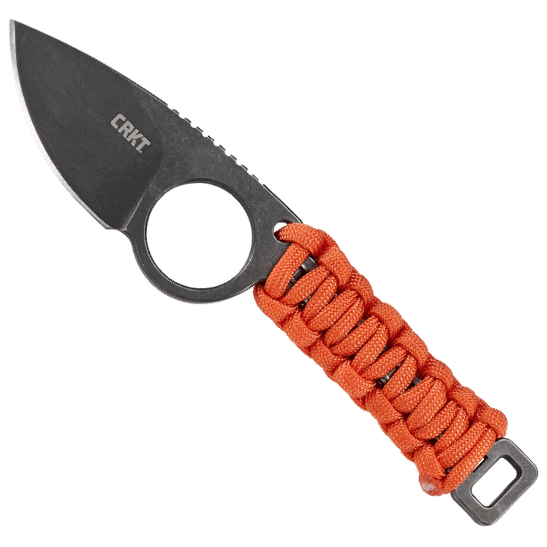 CRKT Tailbone Fixed Blade Outdoor Knife, Black Stonewash Blade 3 CRKT Tailbone Fixed Blade Outdoor Knife, Black Stonewash Blade