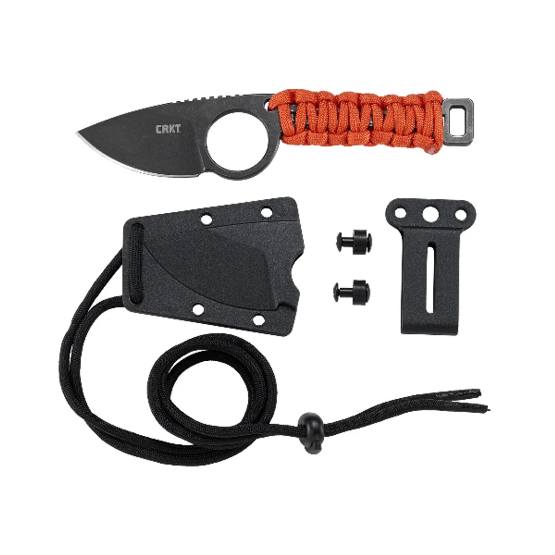 CRKT Tailbone Fixed Blade Outdoor Knife, Black Stonewash Blade 4 CRKT Tailbone Fixed Blade Outdoor Knife, Black Stonewash Blade - Image 2