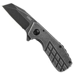 CRKT Razelcliffe Compact Flipper Knife, Black Stonewash Wharncliffe