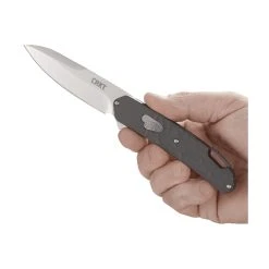 CRKT Silver Bona Fide Flipper Knife, Field Strip Gen II -Zero Tolerance Shop CRk540gxpb 74192.1614636570