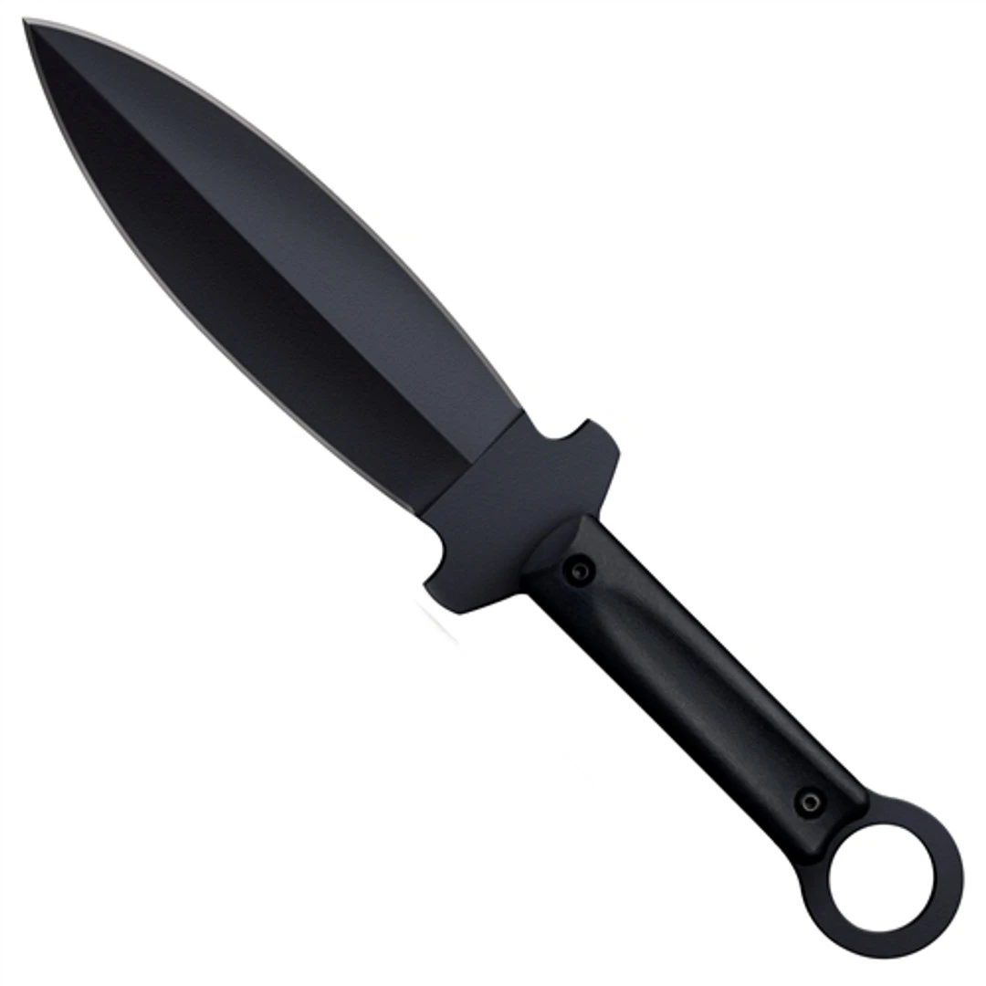 Cold Steel Shanghai Shadow Fixed Blade Knife, Black Blade 3 Cold Steel Shanghai Shadow Fixed Blade Knife, Black Blade