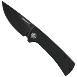 Eikonic Knife Company Eikonic Night Black G10 RCK9 Chaves Knife, Black Blade