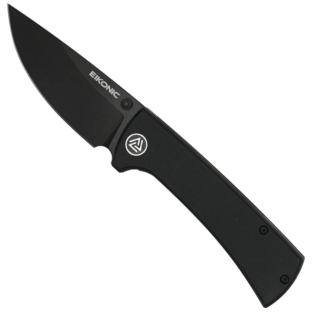 Eikonic Knife Company Eikonic Night Black G10 RCK9 Chaves Knife, Black Blade 3 Eikonic Knife Company Eikonic Night Black G10 RCK9 Chaves Knife, Black Blade