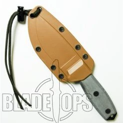 ESEE Knives RC3S Fixed Blade Knife, Black Blade, Part Serrated, Linen Micarta Handle, ESEE-3S -Zero Tolerance Shop ESEE 3S 4 49063.1533221887