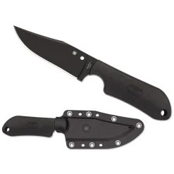 Spyderco Street Beat Knife, VG-10, Black Fixed Blade, FRN Handle -Zero Tolerance Shop FB15PBBK Both 94174.1560460474