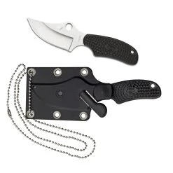 Spyderco Shirley Owens Ark Neck Knife, H1 Clip Blade -Zero Tolerance Shop FB35PBK Both 09685.1560443146