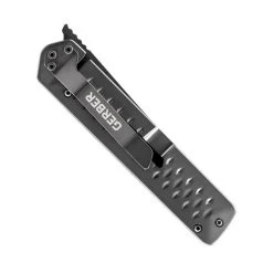 Gerber Green Ayako Folder Knife, Black Oxide Finished Blade -Zero Tolerance Shop G30 001390back 22630.1590171195