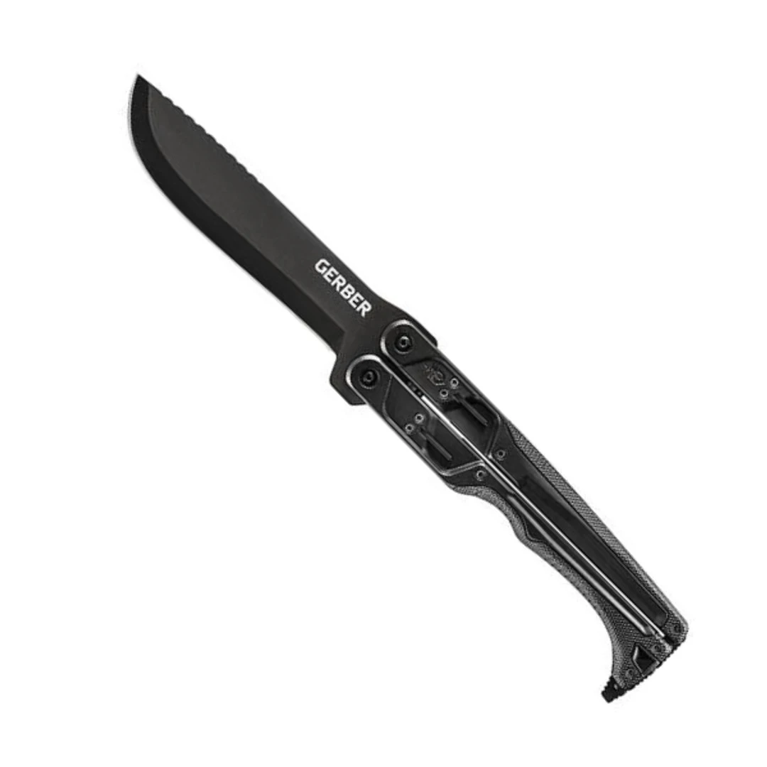 Gerber Black DoubleDown Folding Machete, Black Blade 3 Gerber Black DoubleDown Folding Machete, Black Blade