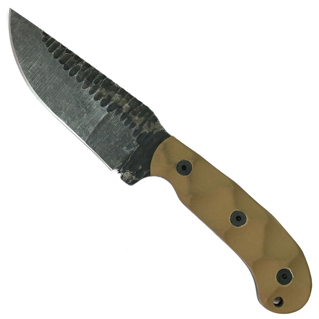 Stroup Knives GP1 Tan G10 Fixed Blade Knife 3 Stroup Knives GP1 Tan G10 Fixed Blade Knife