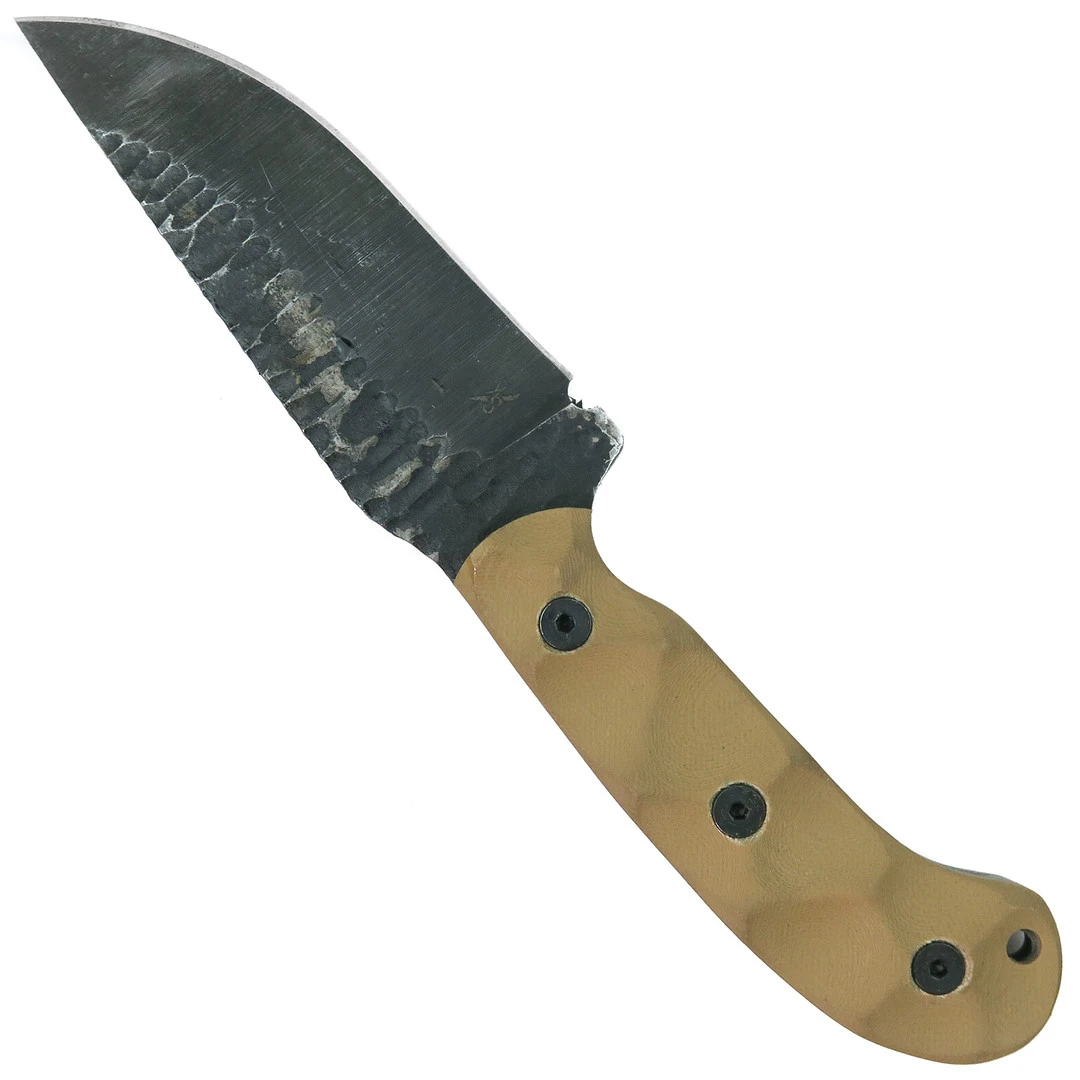 Stroup Knives GP1 Tan G10 Fixed Blade Knife 4 Stroup Knives GP1 Tan G10 Fixed Blade Knife - Image 2