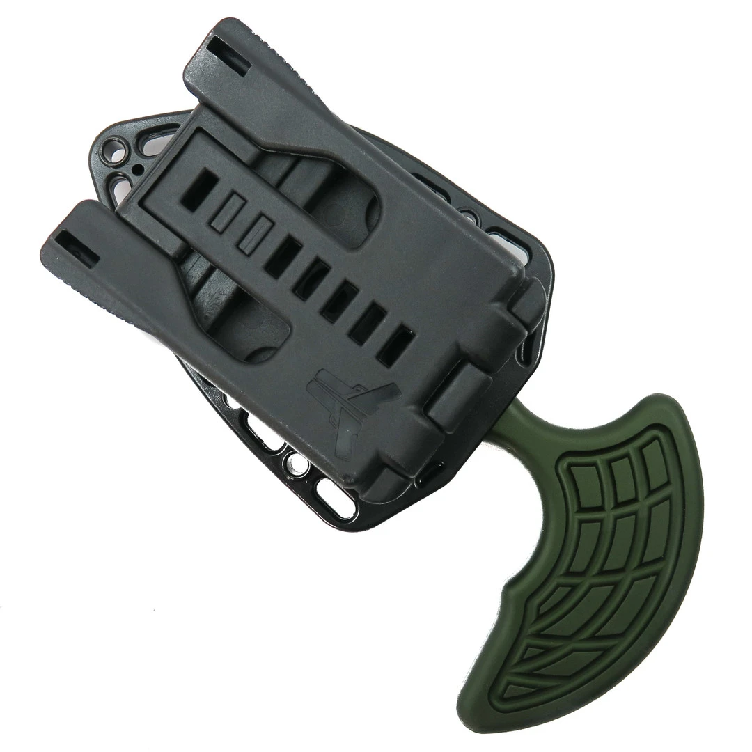 Heretic Knives Green Sleight Push Dagger, Stonewash Full Serrated Blade 4 Heretic Knives Green Sleight Push Dagger, Stonewash Full Serrated Blade - Image 2